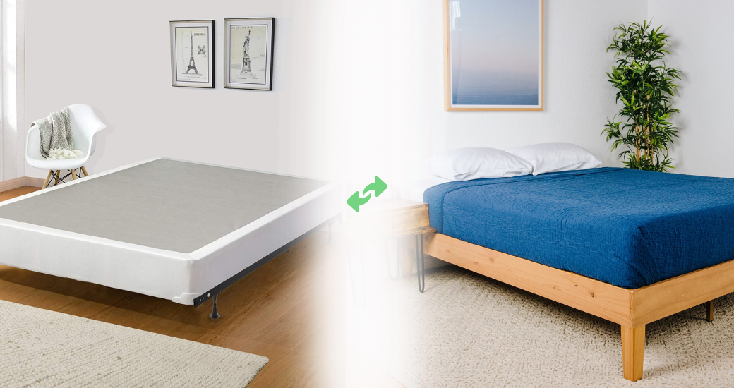 Bed in a box box spring on sale