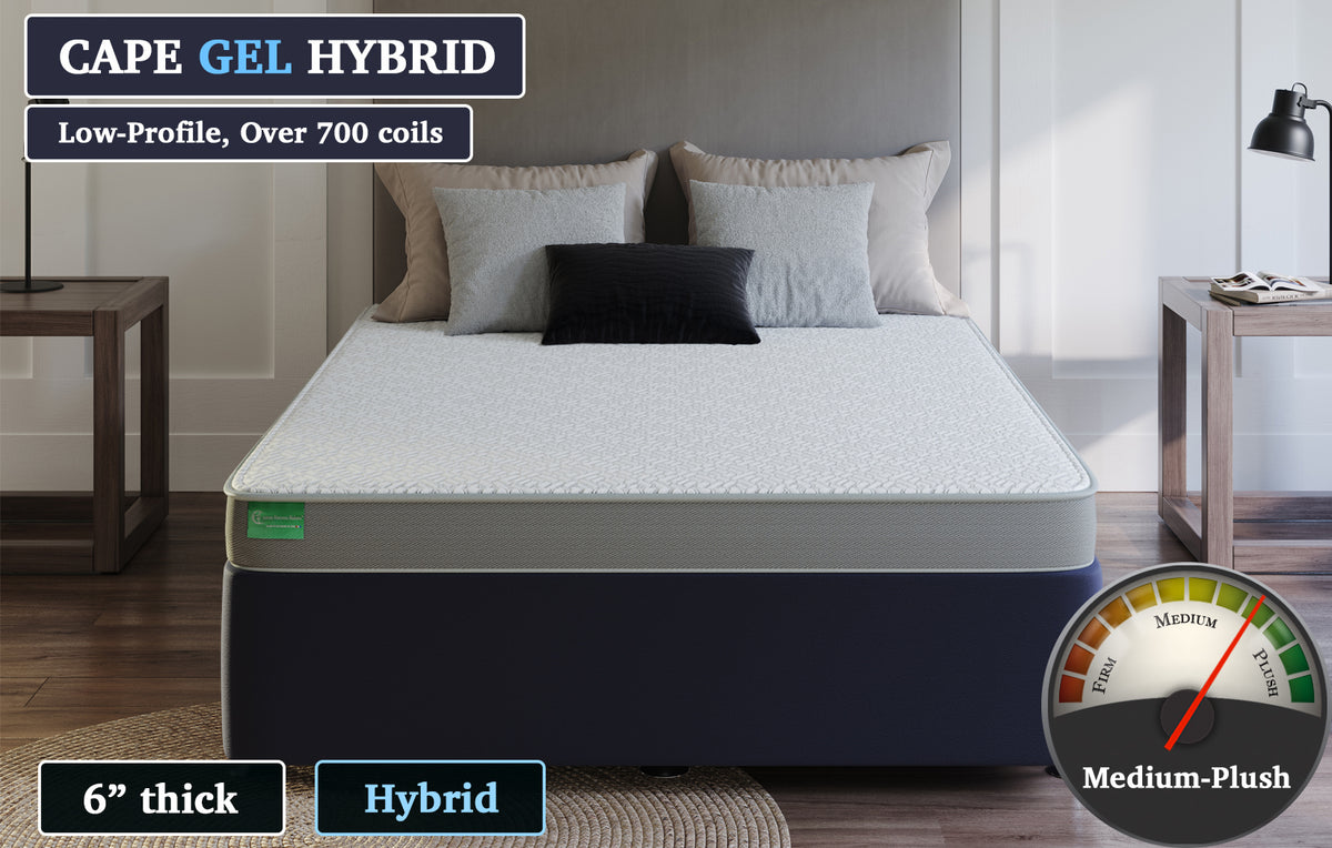 Cape Gel Hybrid, custom mattress