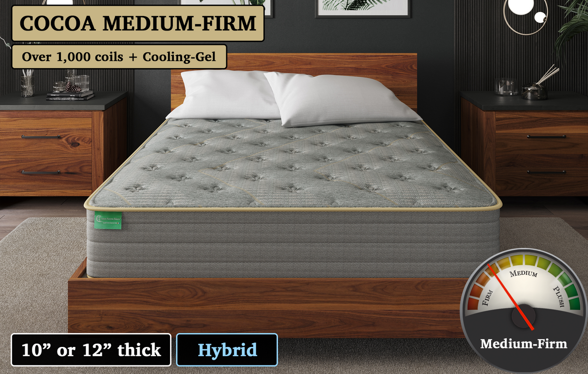 Cocoa Medium-Firm, custom mattress
