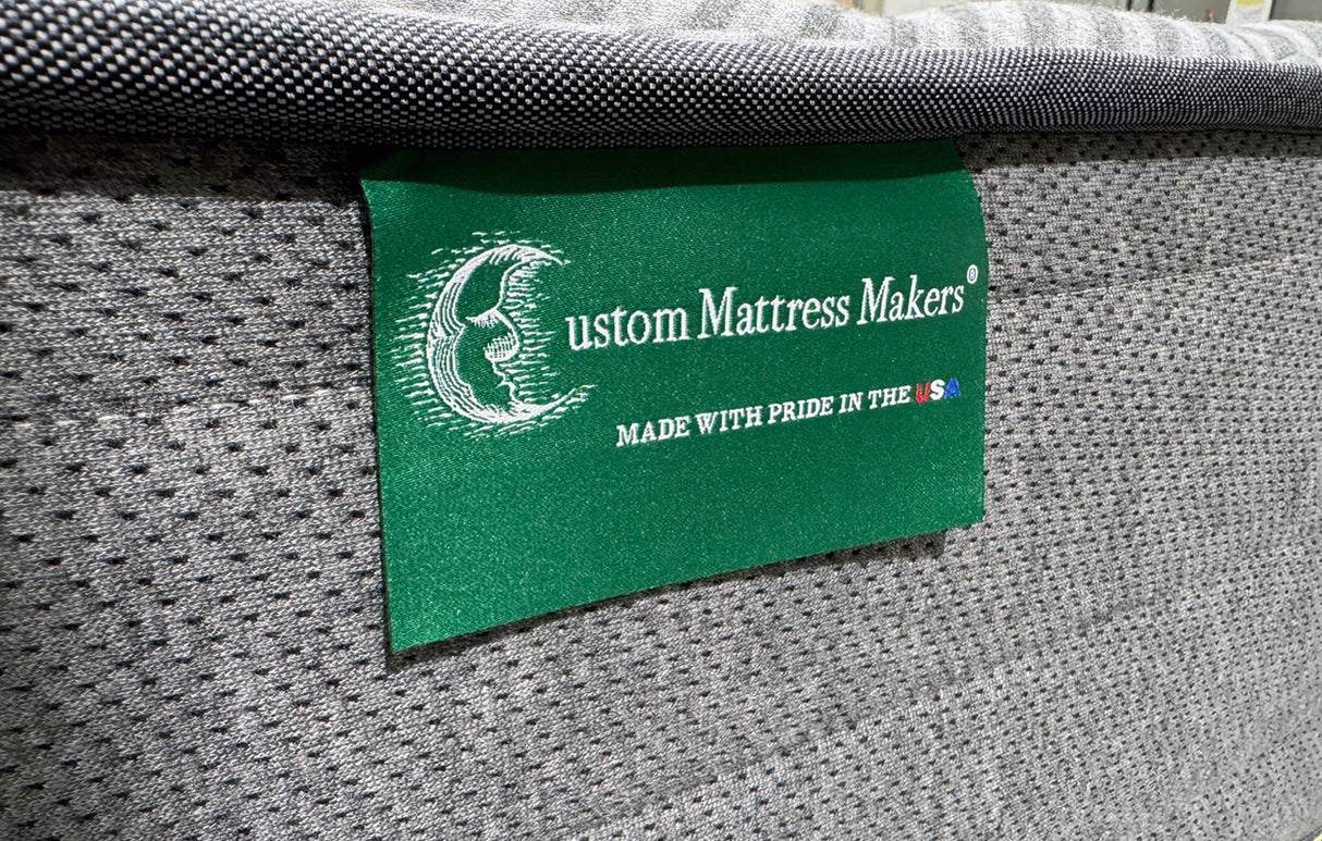 Cocoa Plush, 57" x 75" x 10" mattress w/ notched corners