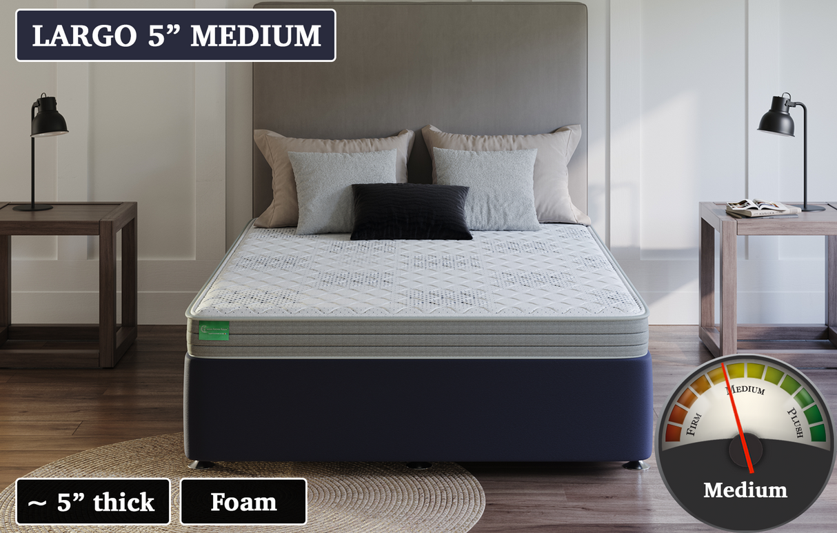 Largo 5" Medium, 52" x 72" mattress