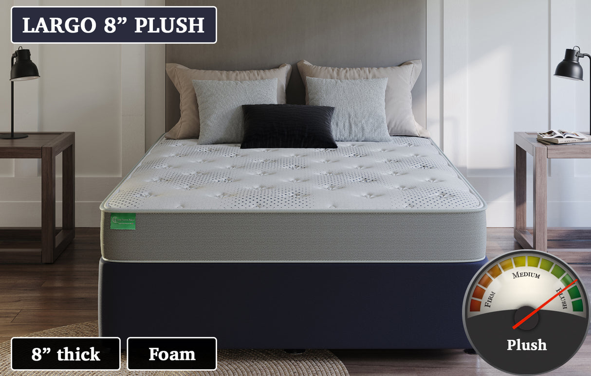 Largo 8" Plush, custom mattress