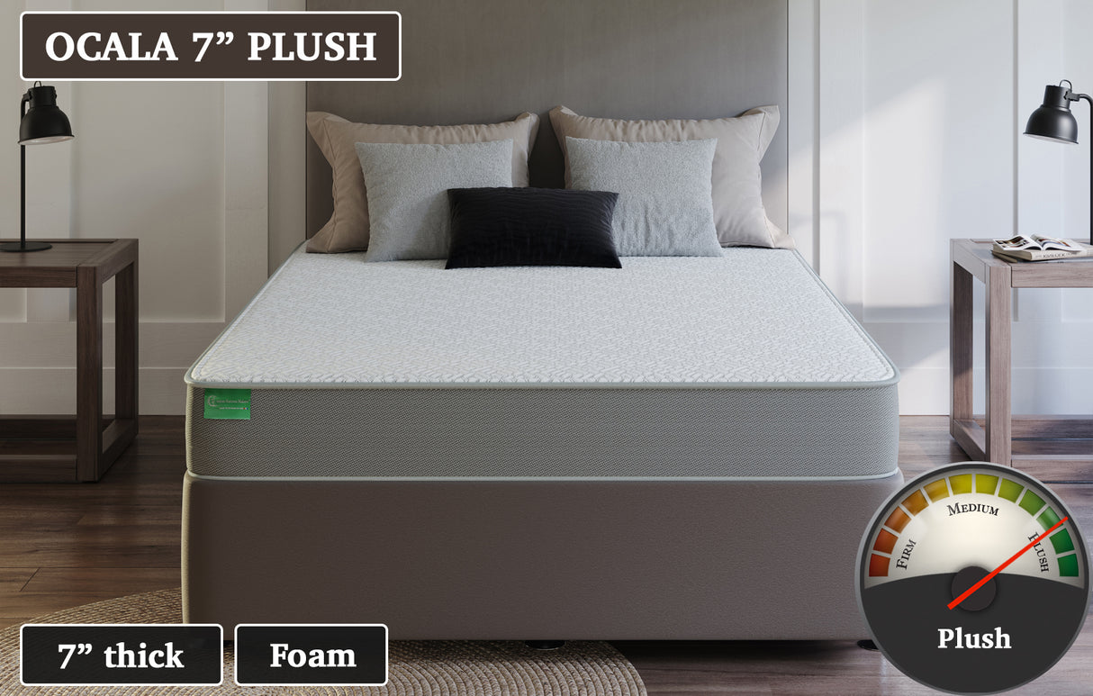 Ocala 7" Plush, custom mattress