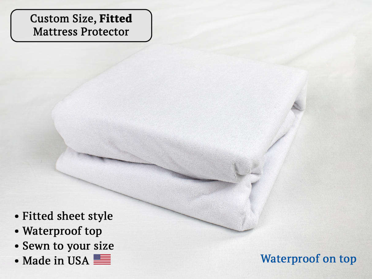 Custom Size, Fitted Mattress Protector