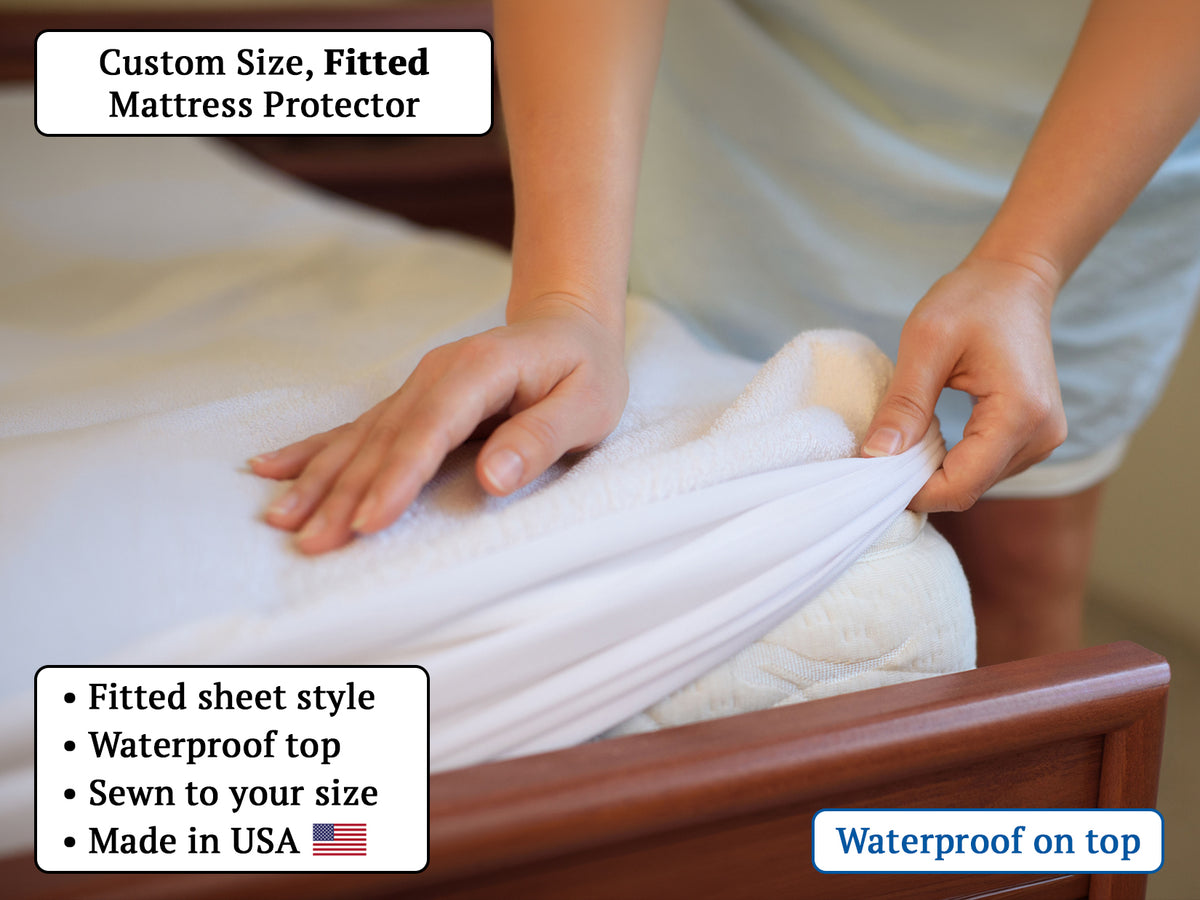 Custom Size, Fitted Mattress Protector