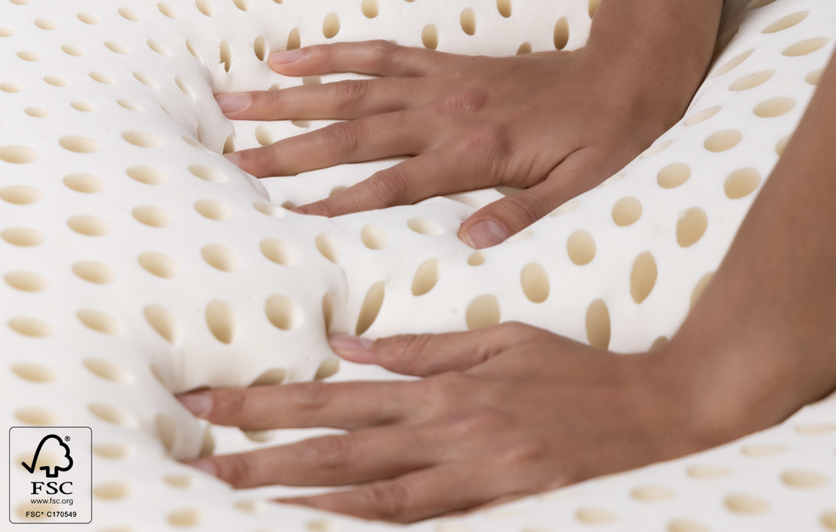 Caladesi Plush Latex, 58" x 75" mattress w/ 4 notched corners