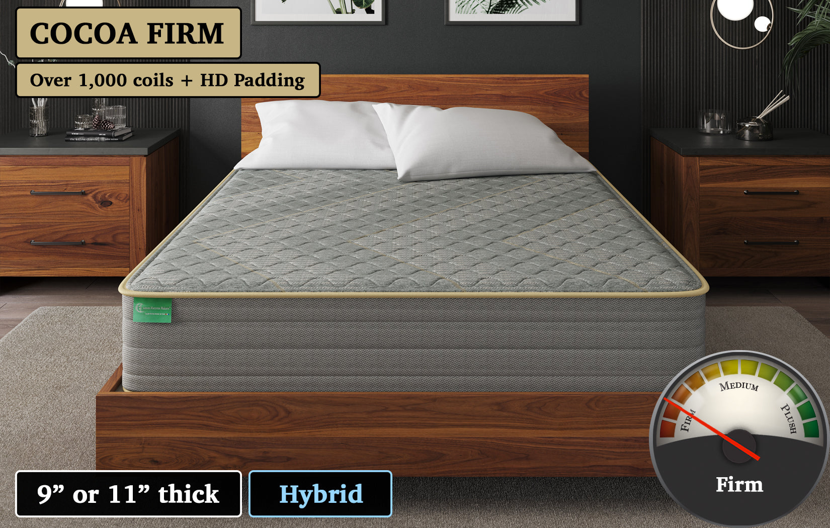 Cocoa Firm Custom Mattress | Custom Mattress Makers