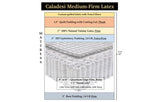 Caladesi Medium-Firm Latex, custom mattress