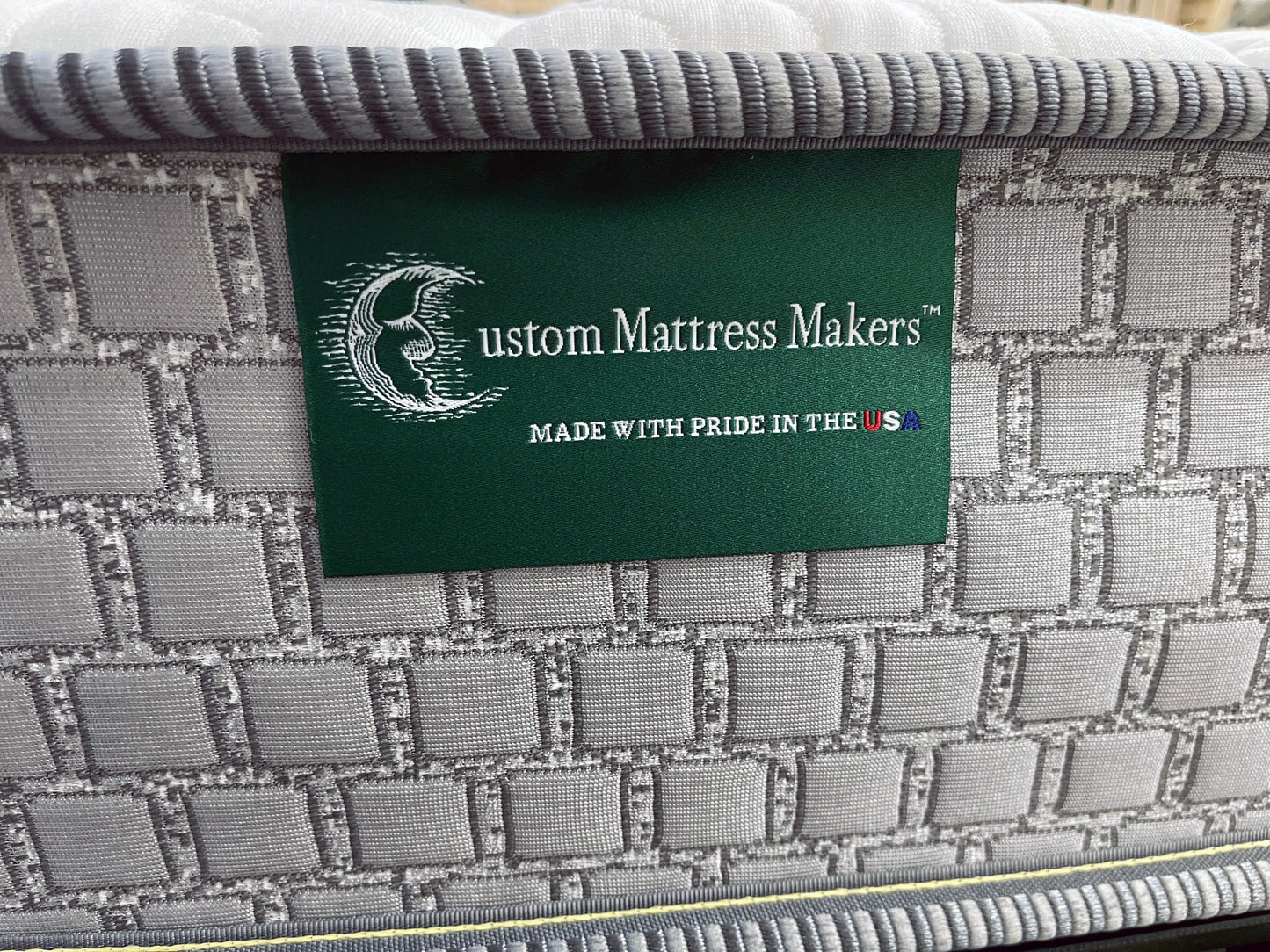 Largo custom mattress, 17" x 63" x 12" + 17" x 58" x 12"