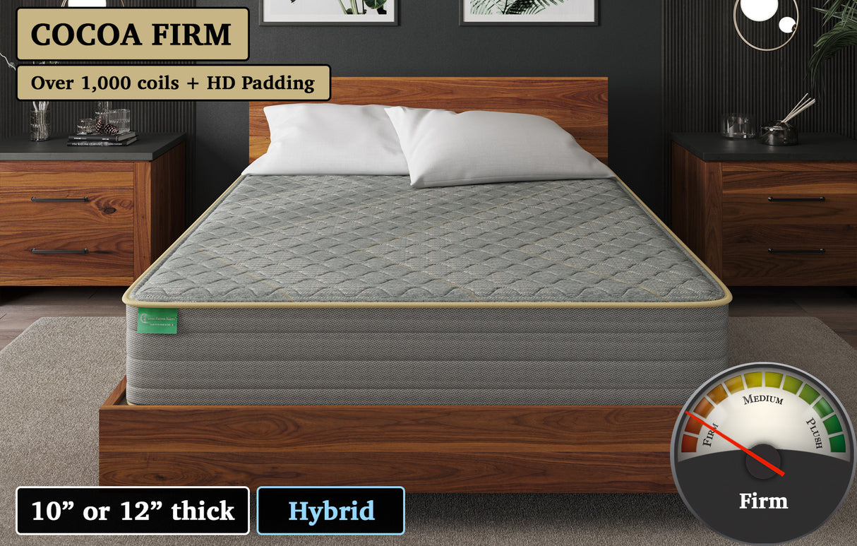 Cocoa Firm, custom mattress