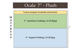 Ocala 7" Plush, custom mattress