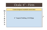 Ocala 6" Firm, custom mattress
