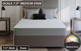 Ocala 7.5" Medium-Firm, custom mattress