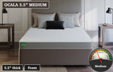 Ocala 5.5" Medium, custom mattress