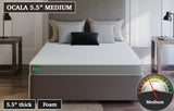 Ocala 5.5" Medium, custom mattress