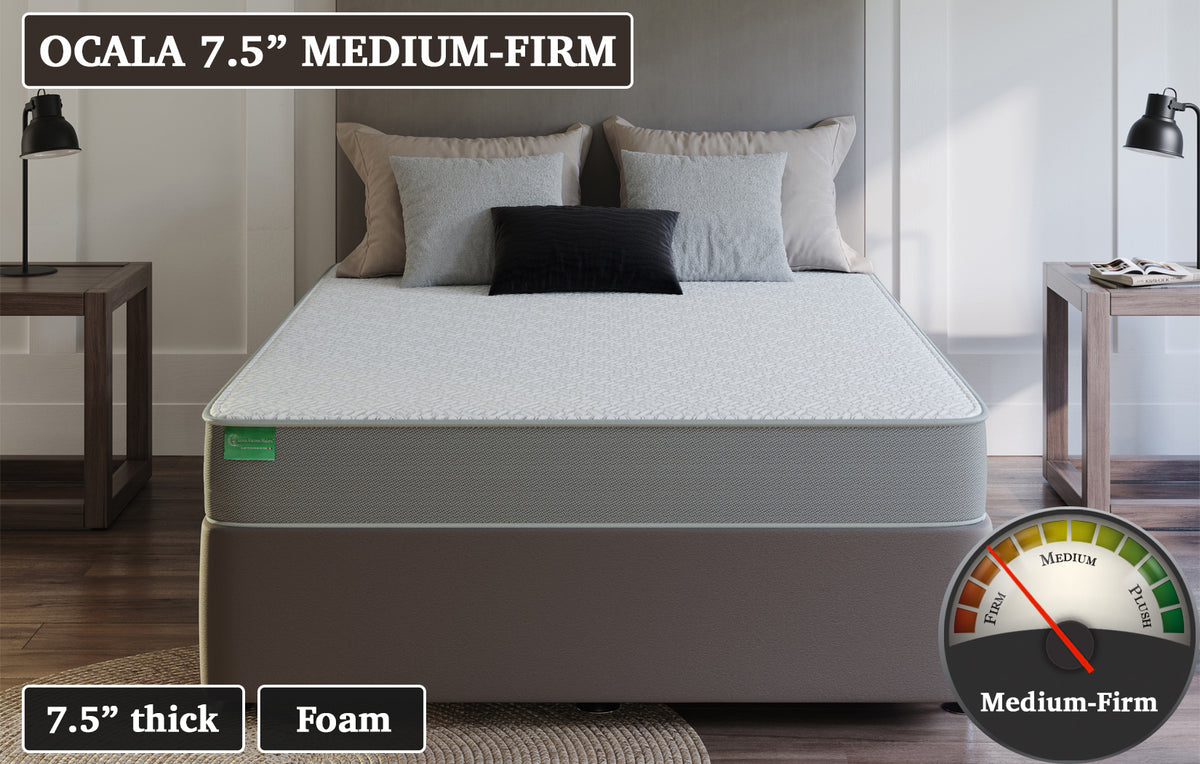 Ocala 7.5" Medium-Firm, custom mattress