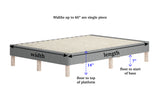 Custom Size Platform Bed Frame