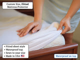 Custom Size, Fitted Mattress Protector