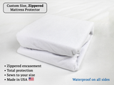 Custom Size, Zippered Mattress Protector