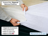Custom Size, Zippered Mattress Protector